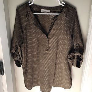 Silk blouse from LOFT.